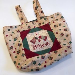 Small Angel Fabric Tote Bag